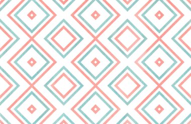 Sulu Boya geometrik desen.