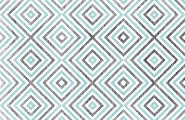 Sulu Boya geometrik desen.