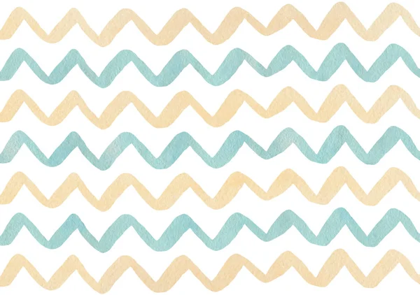 Aquarelle fond rayures, chevron . — Photo