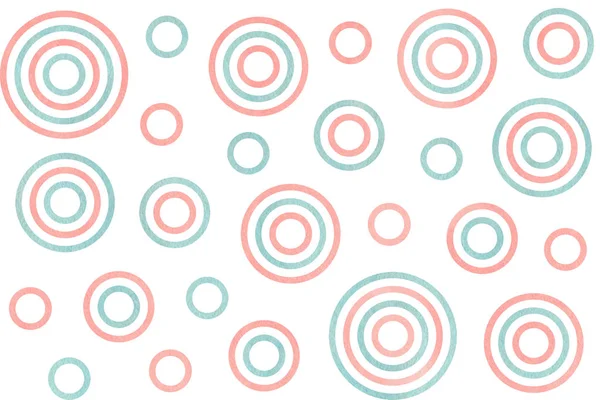 Ακουαρέλα κύκλους μοτίβο. — Φωτογραφία Αρχείου