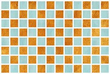 Sulu Boya geometrik desen.