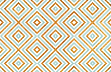Sulu Boya geometrik desen.