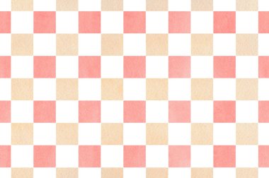 Suluboya Kare Deseni.