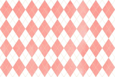 Suluboya elmas desen.