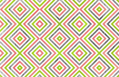 Sulu Boya geometrik desen.