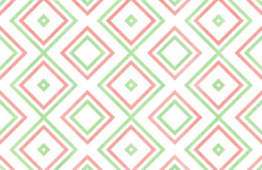 Sulu Boya geometrik desen.