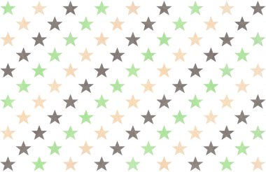 Suluboya yıldız desen.