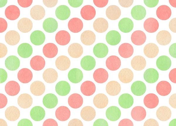 Aquarel polka dot achtergrond. — Stockfoto