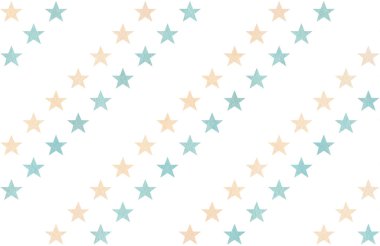 Suluboya yıldız desen.