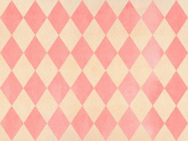 Suluboya elmas desen.