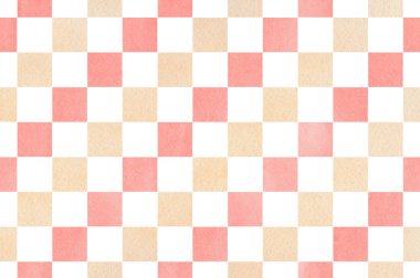 Suluboya Kare Deseni.