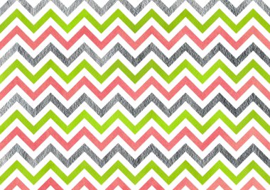 Sulu Boya çizgili arka plan, chevron.