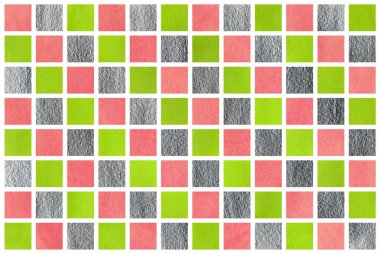 Sulu Boya geometrik desen.