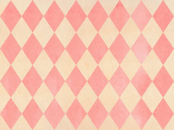 Suluboya elmas desen.