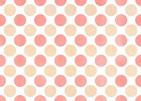 Aquarel polka dot achtergrond. — Stockfoto