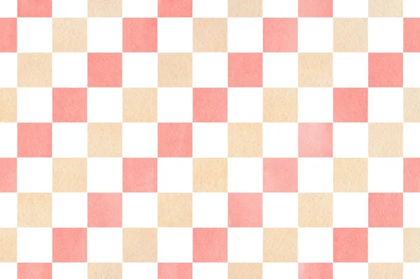 Akvarel firkantet mønster. - Stock-foto