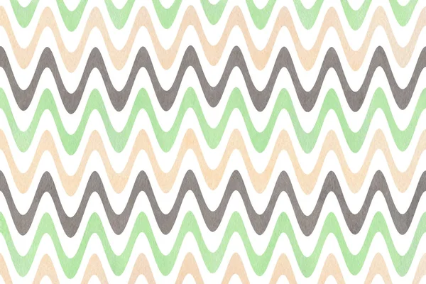 Aquarell Streifen Hintergrund, Chevron. — Stockfoto