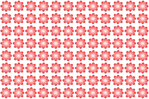 Μοτίβο λουλουδιών σε λευκό φόντο. — Φωτογραφία Αρχείου