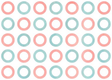 suluboya daireler desen.