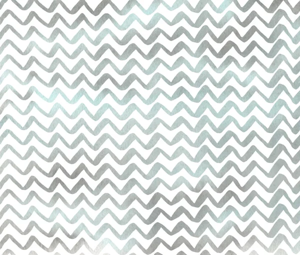 Watercolor blue and gray hand painted stripes background, chevron — Stock Photo, Image