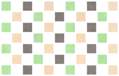 Sulu Boya geometrik desen.