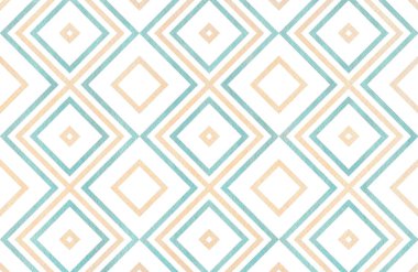 Sulu Boya geometrik desen.