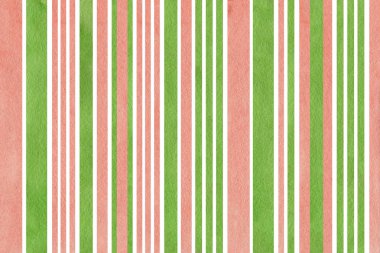 Sulu boya pembe ve yeşil şeritli arka plan.