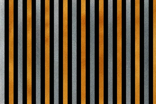 Golden and silver striped background. — Stock Photo, Image