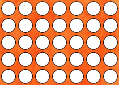 suluboya daireler desen.