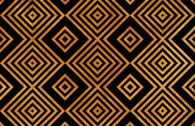 Geometrik altın desen.