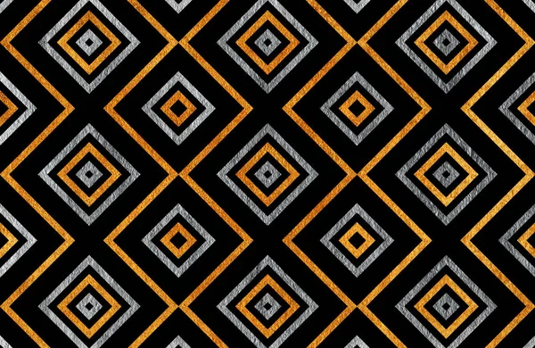 Altın ve gümüş geometrik desen.