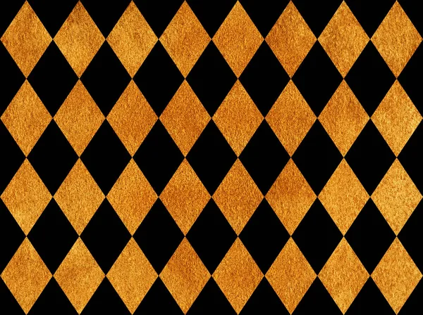 Vintage painted golden diamond pattern. — Stock Photo, Image