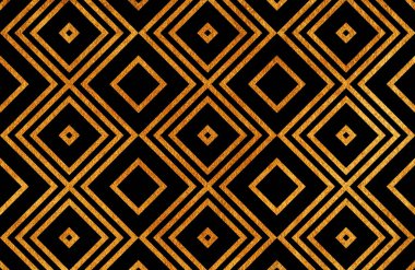Geometrik altın desen.