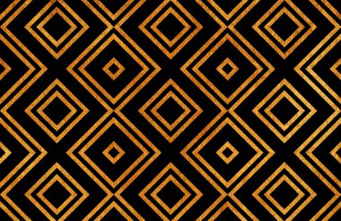 Geometrik altın desen.