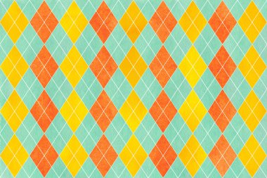 Suluboya elmas desen.