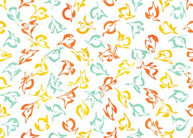 suluboya soyut desen.