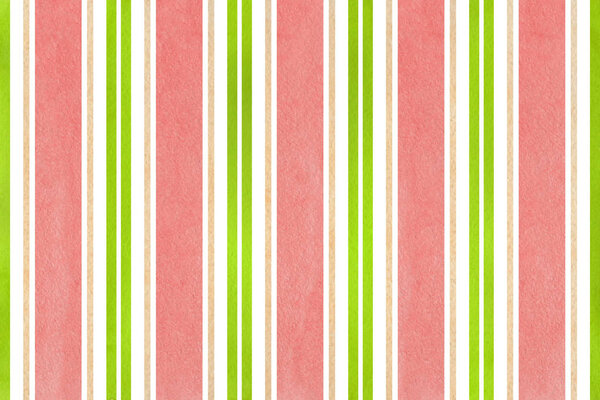 Полосатый фон акварели.