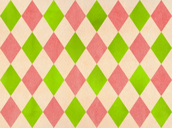 Suluboya elmas desen.