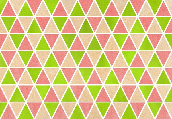 Watercolor triangle pattern. — Stock Photo, Image