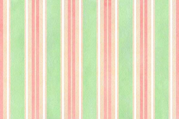 Полосатый фон акварели.