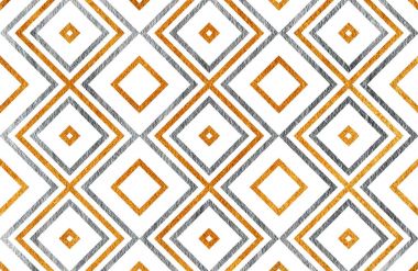 Altın ve gümüş geometrik desen.