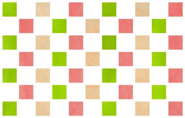 Sulu Boya geometrik desen.