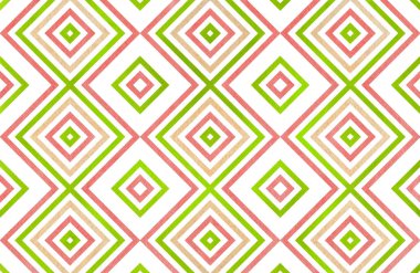 Sulu Boya geometrik desen.