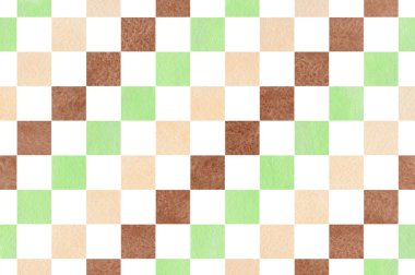 Suluboya Kare Deseni.