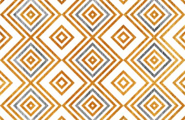 Altın ve gümüş geometrik desen.