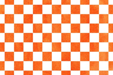 Suluboya Kare Deseni.