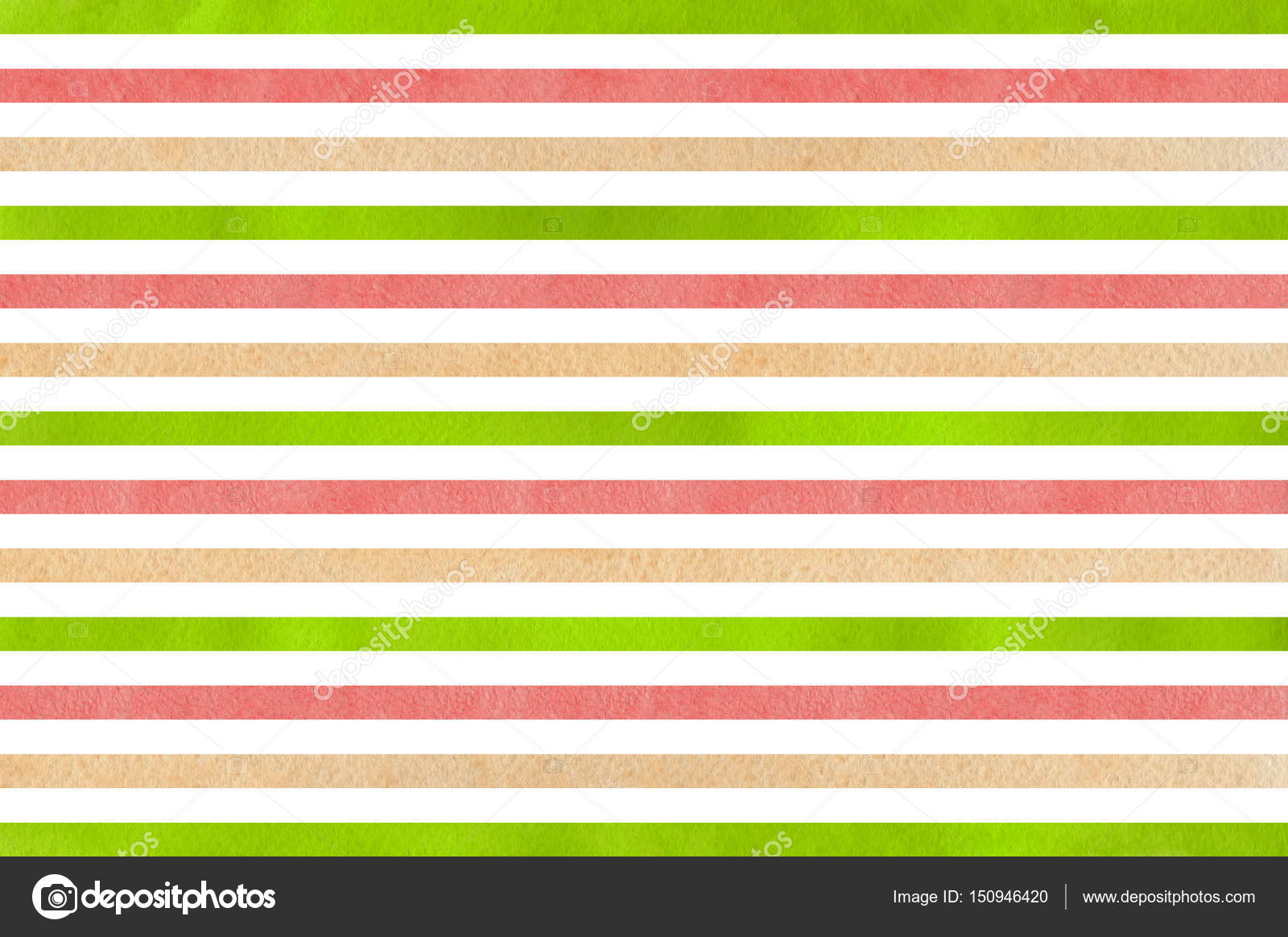 Watercolor striped background. — Stock Photo © 150946420