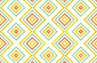 Sulu Boya geometrik desen.