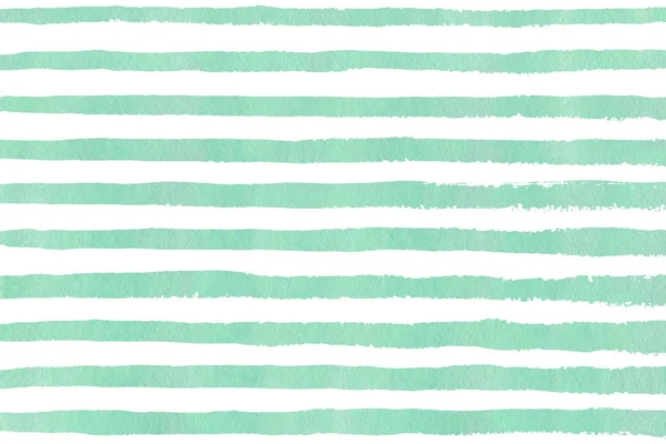 Watercolor hand drawn stripe pattern. — Stock Photo, Image