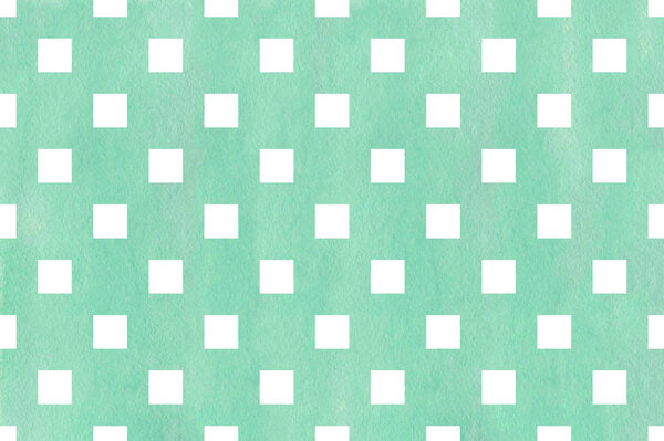 Watercolor square pattern.